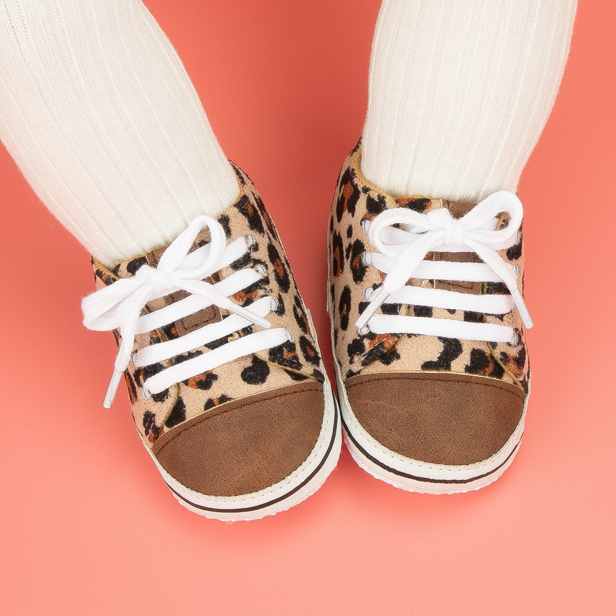 Leopard Print Canvas  Soft Bottom Toddler Baby's Shoes
