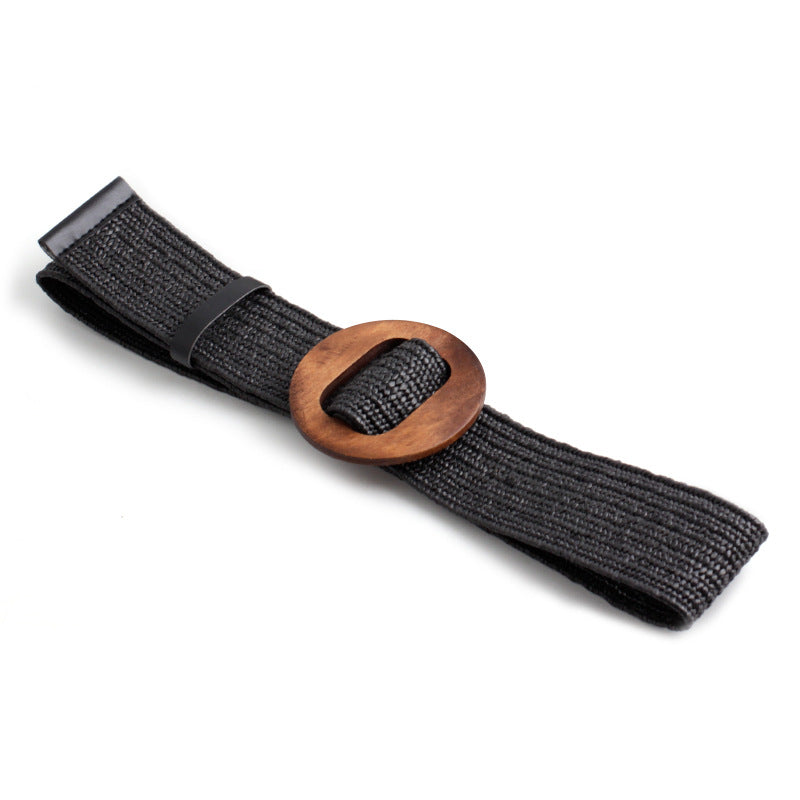 All-match stretch pants belt