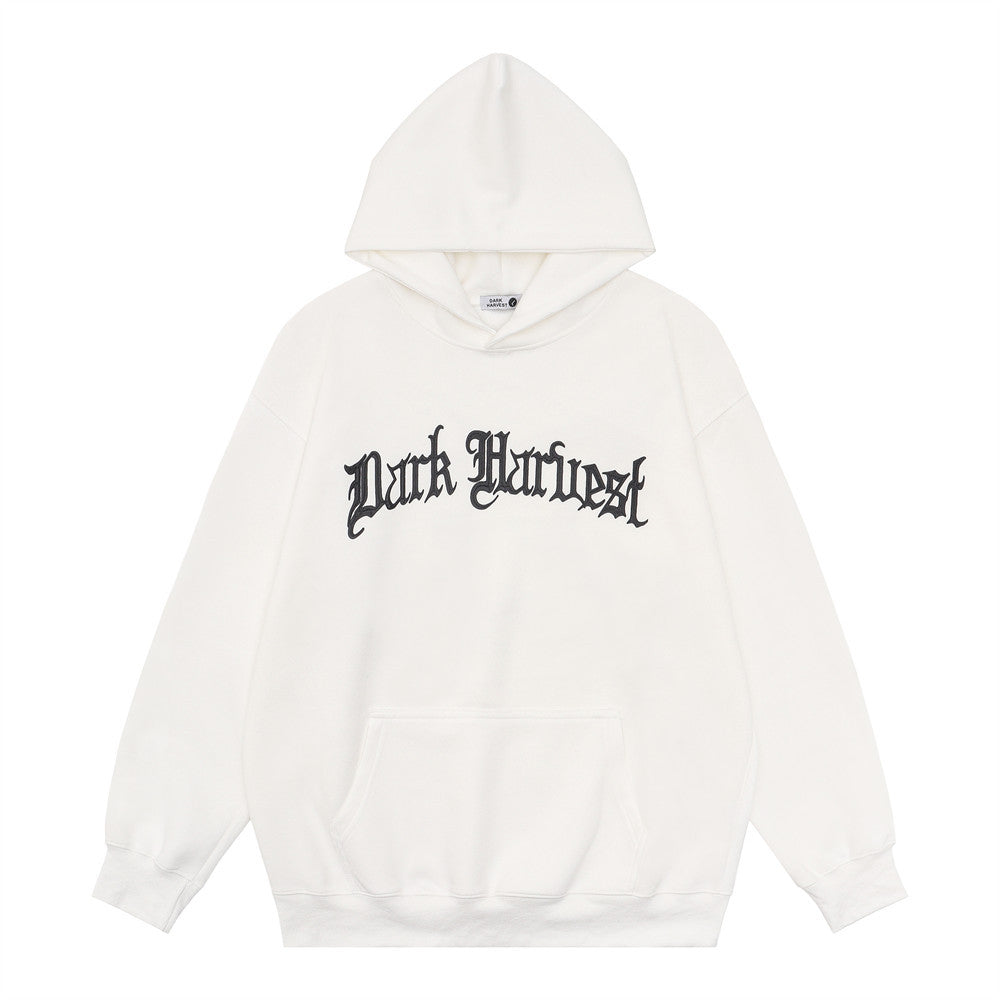 Five-pointed Star Letter Printed Hoodie