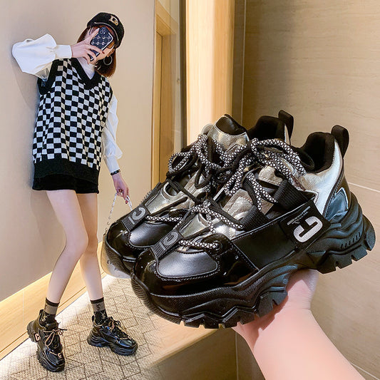 Korean Version Of High Fashion Ins Tide Color Matching Sneakers