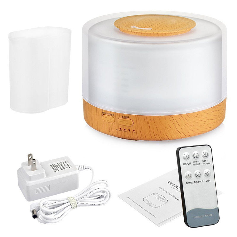 Large Capacity Remote Control Wood Grain Aroma Diffuser