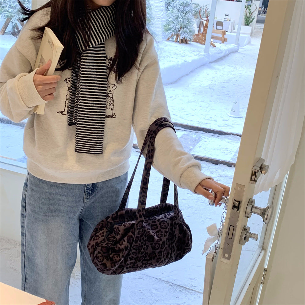 Stylish Leopard-Print Tote Bag For Women