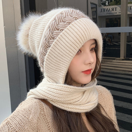 Women's Fashion Versatile Ear Protection Hat