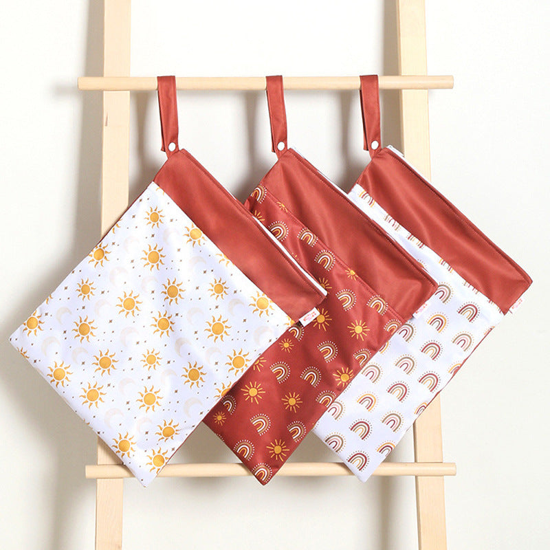Double Layer Storage Bag Portable Travel Clothing Underwear