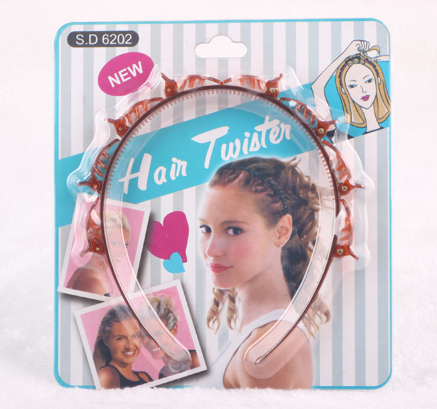 Multilayer hollow woven headband
