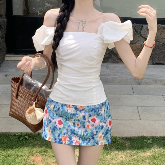 Stylish And Minimalist Womens Short Sleeve Set