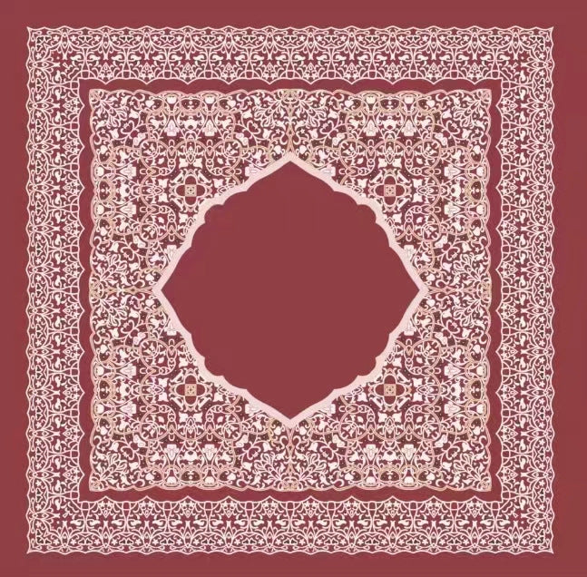 Malay Headscarf Tencel Cotton Square Scarf Pattern Headscarf
