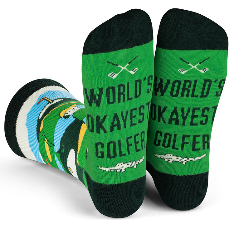 Fashion Sole English Letter Socks