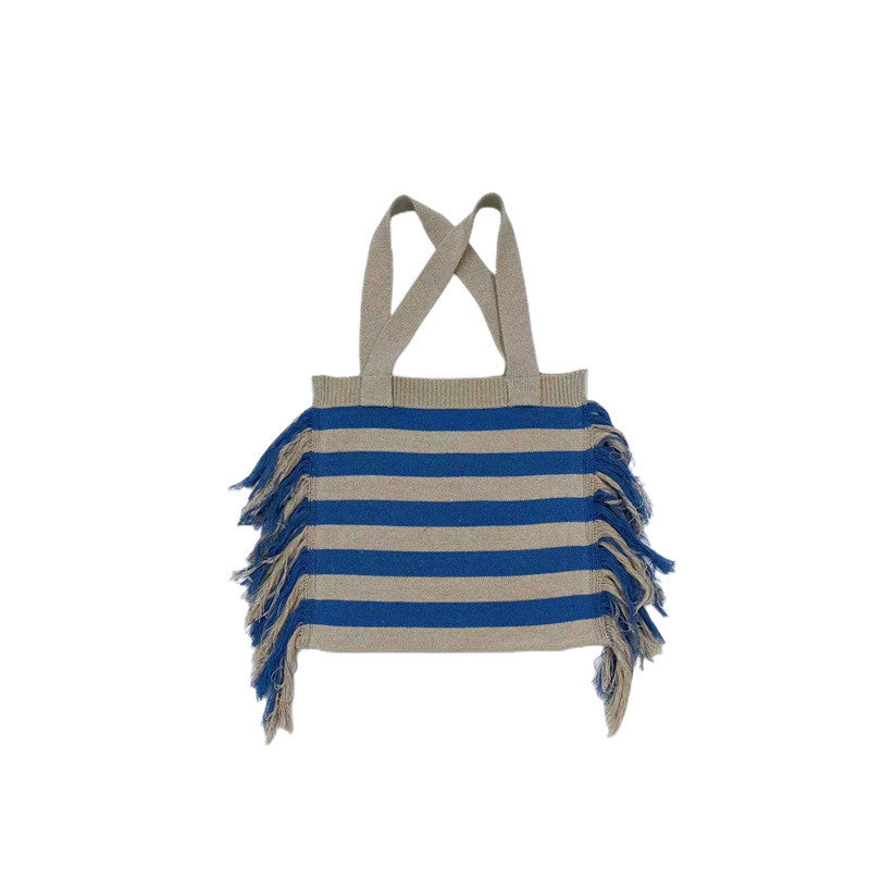 Women's Knitting Bag Collision Color Single Interval