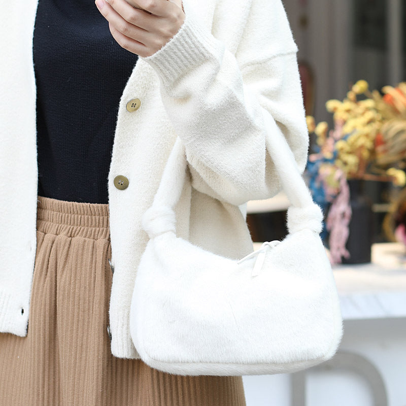 Furry mini bag