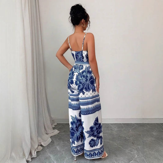 Simple Elegant Casual Jumpsuit With Straps For Women