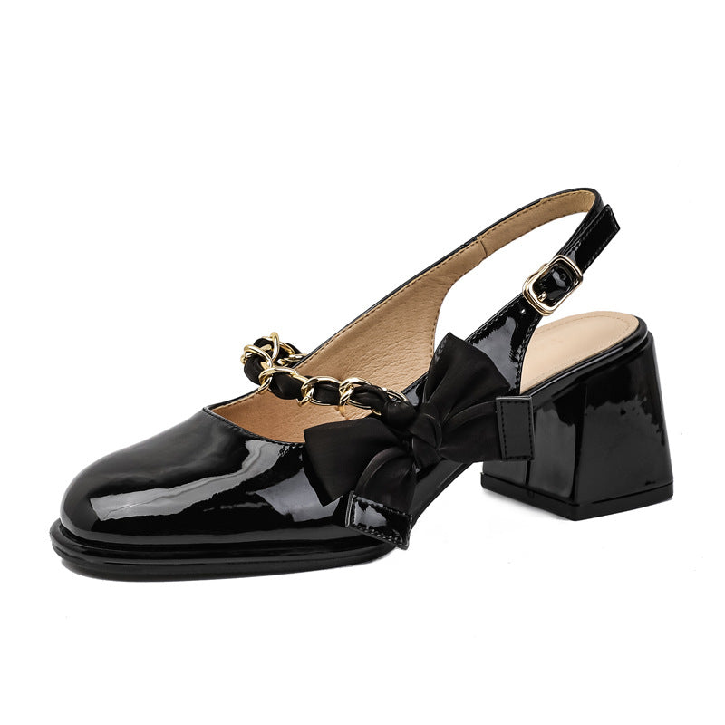 Mary Jane Women's Mid-heel Chunky Heel Shoes