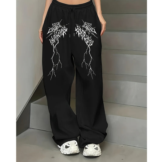 Womens Casual Loose-fitting Straight-legVersatile Long Pants