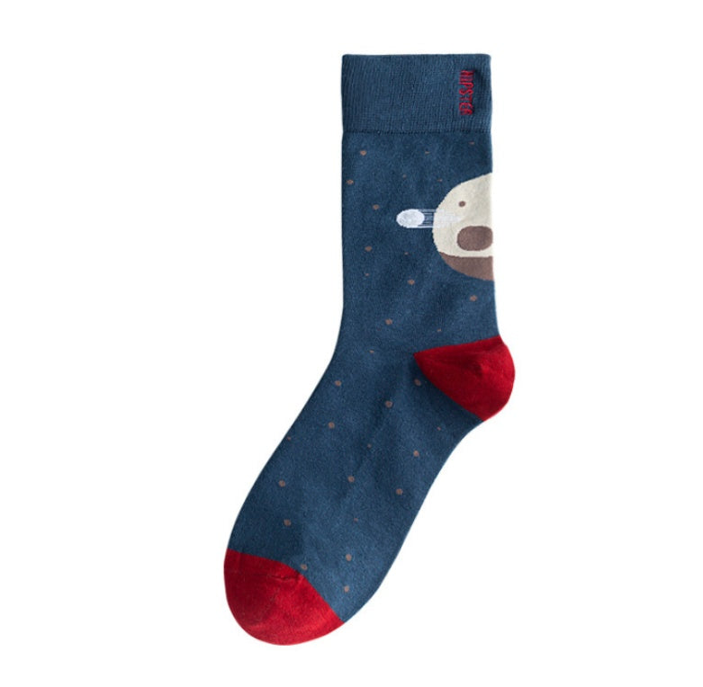 Personality and creativity hit color cotton socks