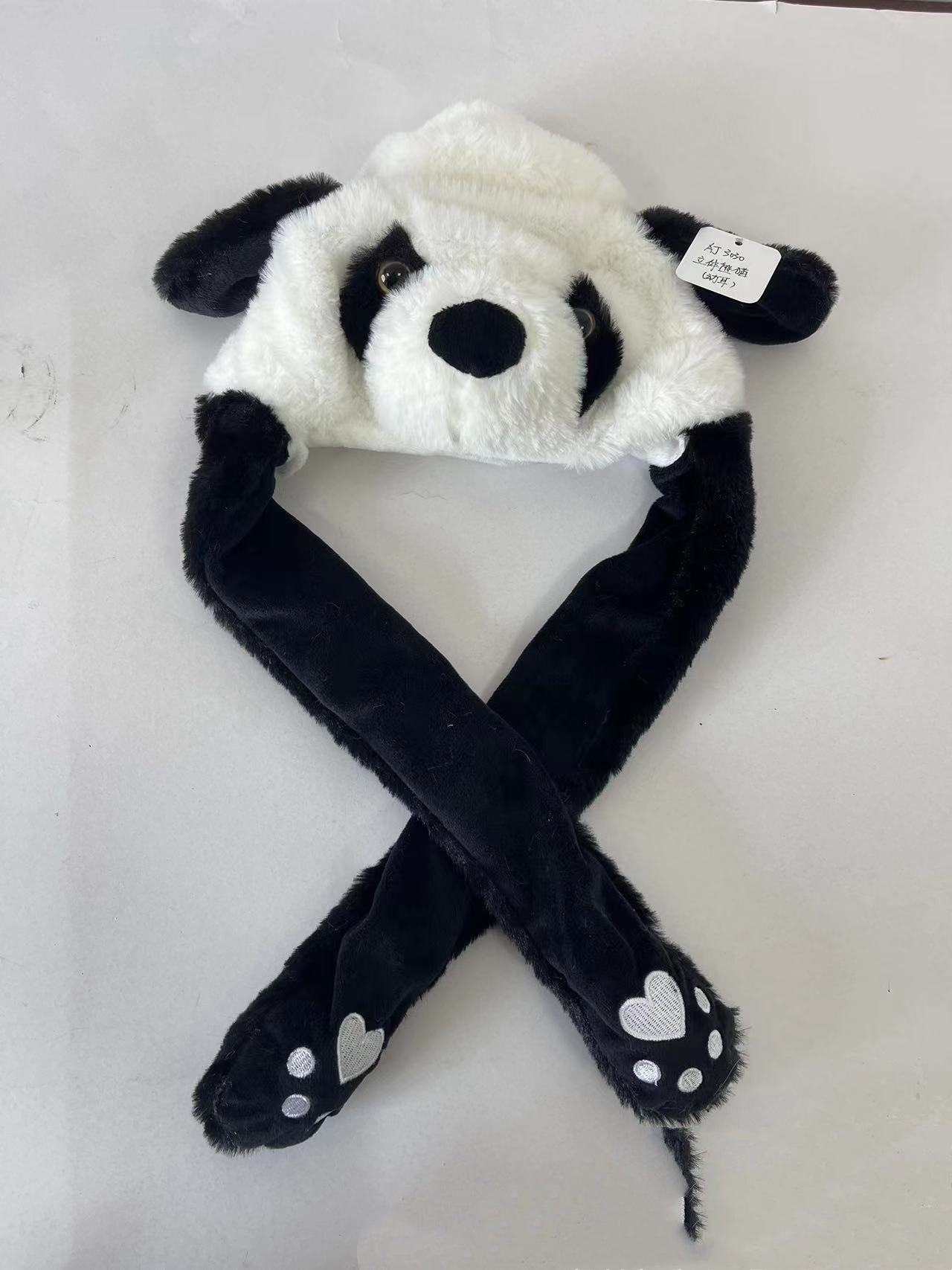 Cartoon Warm Performance Hat With Moving Ears