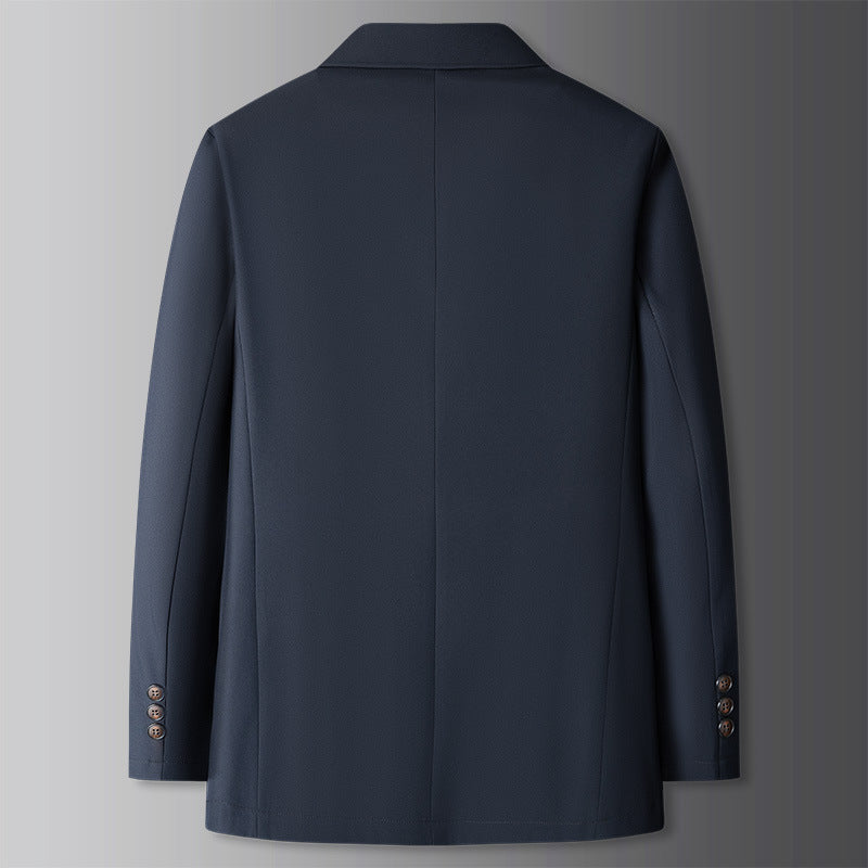 Business-casual Trench Coat For Men In Plus Sizes Executive Outerwear