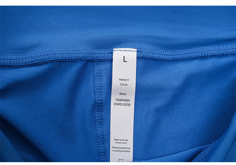 Women's Yoga Shorts Side Pockets Fitness Running Elastic Skinny Dry Perspiration Five Pants