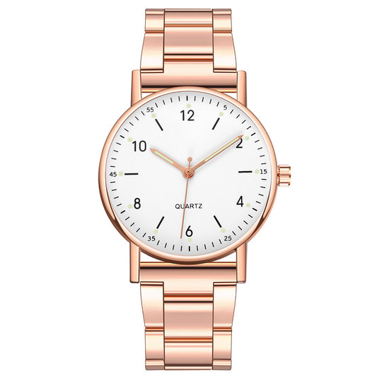 Fashion Luminous Men's Steel Band Quartz Watch