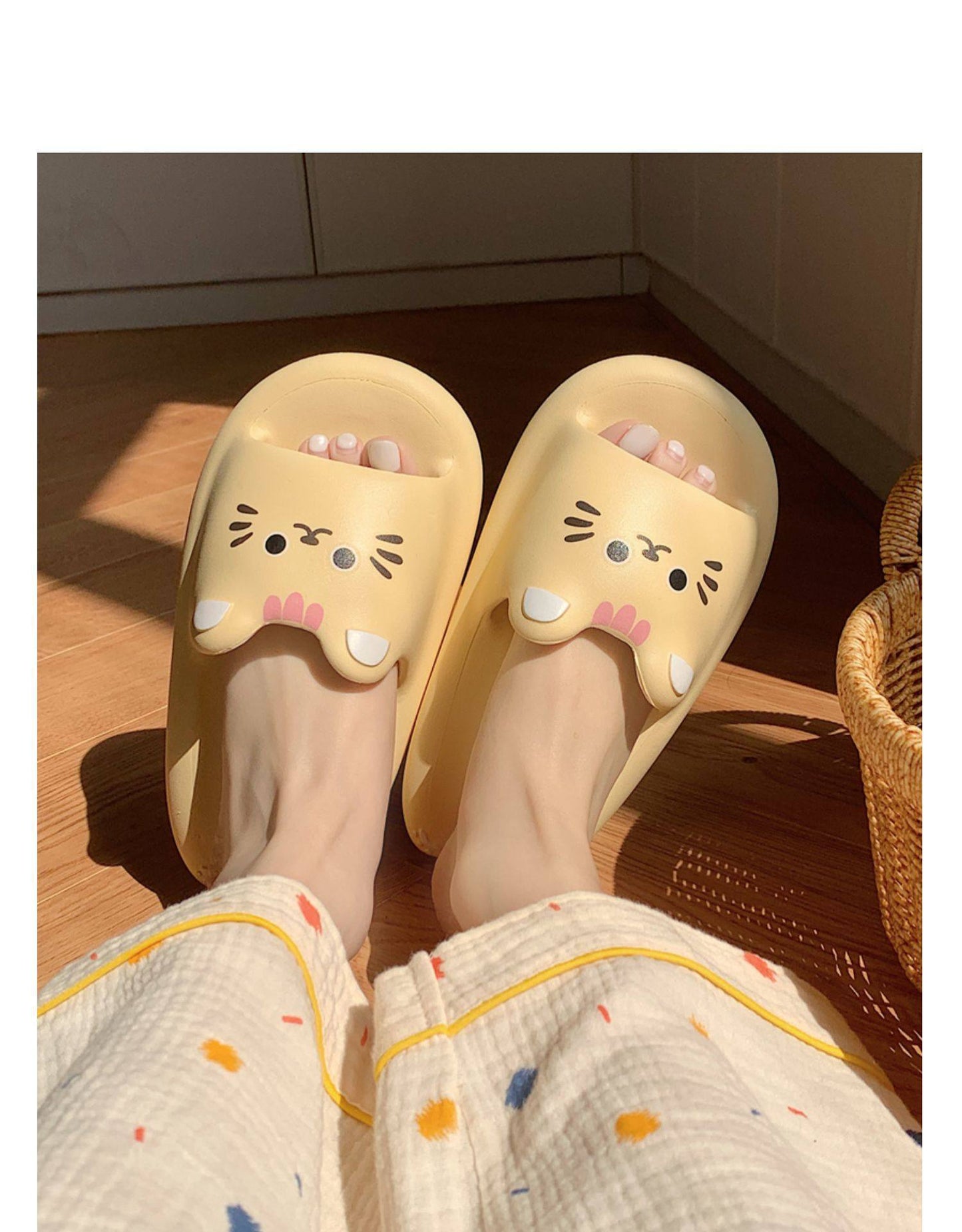 Women's Casual Home Cute Kitty Slippers