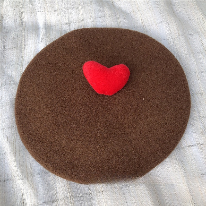 Wool Painter Japanese INS Same Love Parent-child Beret