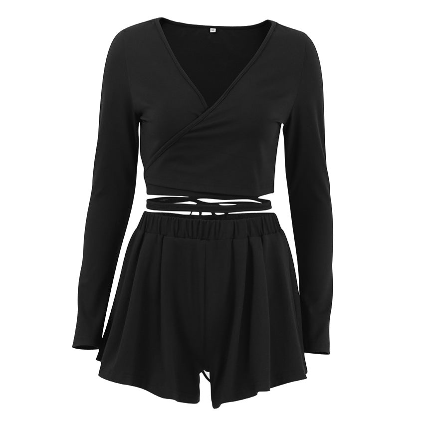 Fashionable European And American-style Two-piece Pajama Set