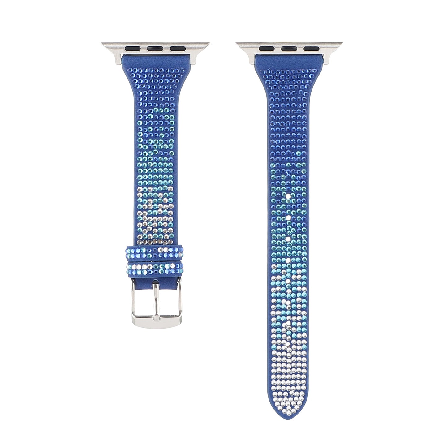 Watch Leather Diamond T-shaped Strap With Thin Waist