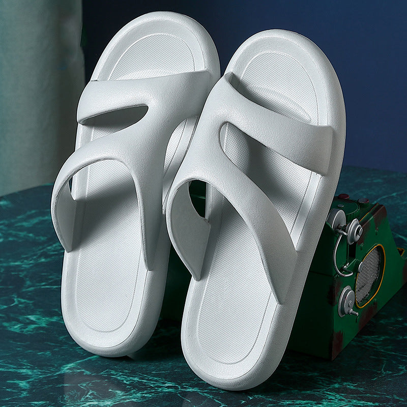 Non-Slip Deodorant Thick-Soled Bath Indoor Slippers Female Summer