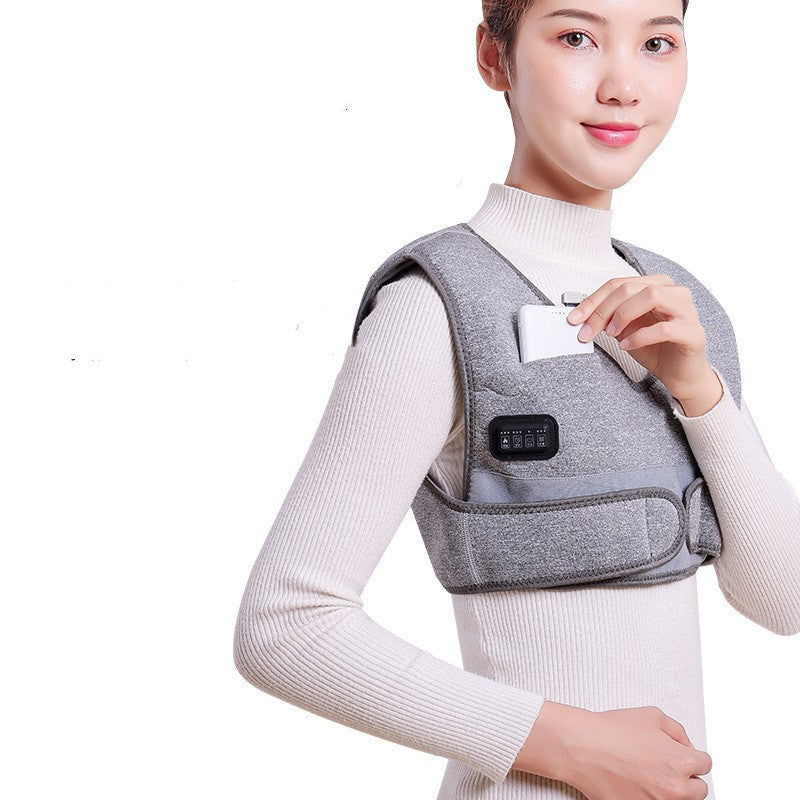 Electric Heating Shawl Cervical Spine Waistcoat Back