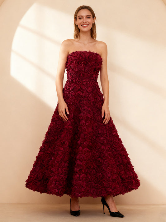 Single-breasted Stylish Tie-waist Collar Long-sleeved Dress