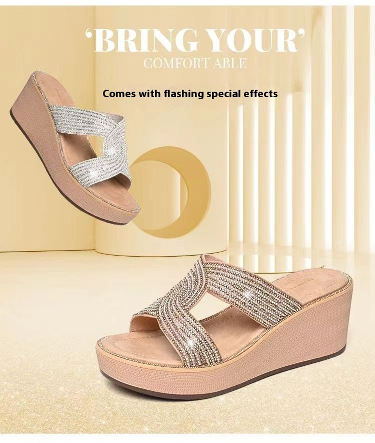 Women's Platform Fashionable High Wedge Sandals