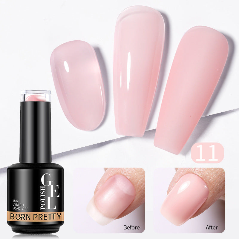 Nail Color Powder Transparent Function Phototherapy Plastic