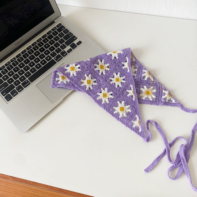 Little Daisy Flower Thread Cut Out Travel Art Headband