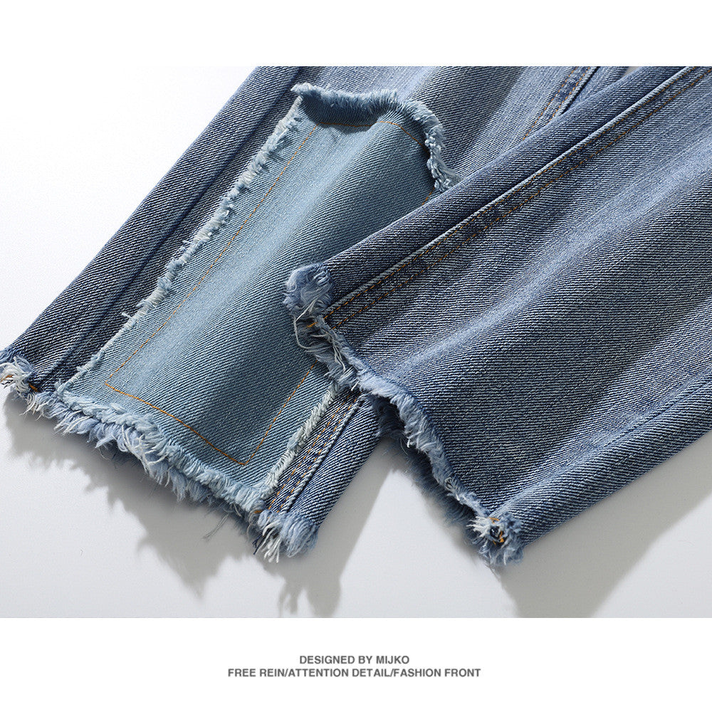 Hole patch insect bite trousers