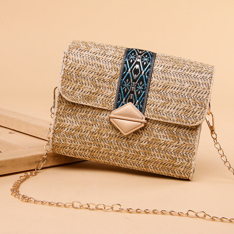 Fashionable wild simple casual girl chain bag