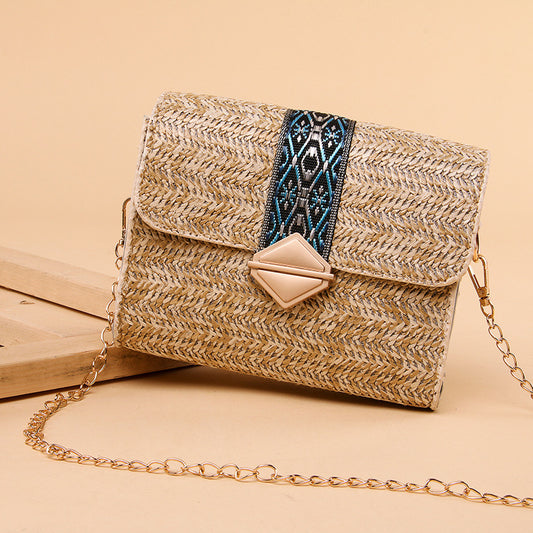 Fashionable wild simple casual girl chain bag