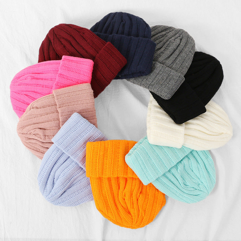 Fluorescent Solid Color European And American Autumn And Winter Wool Knitting