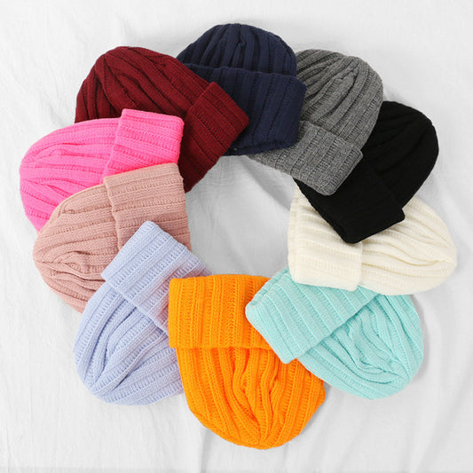 Fluorescent Solid Color European And American Autumn And Winter Wool Knitting