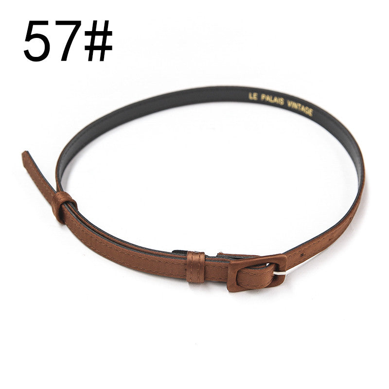 Universal With Candy-colored Superfine Satin Delicate Belt