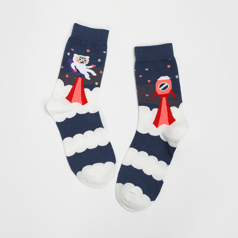 Women's Japanese tube-shaped pile socks