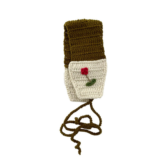 Handmade Knitted Lace-up Ear Warmer Girl Earmuffs Autumn And Winter