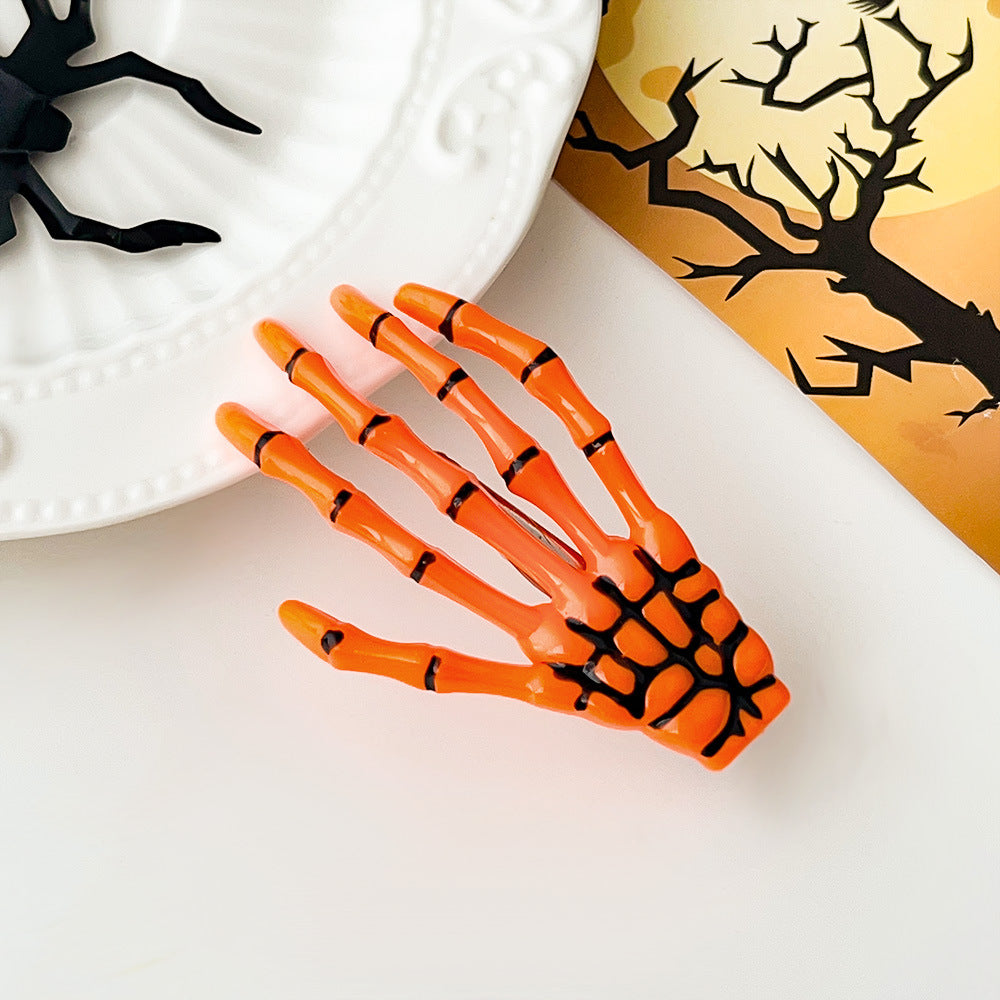 Halloween Skull Harajuku Hand Bone Hair Clip