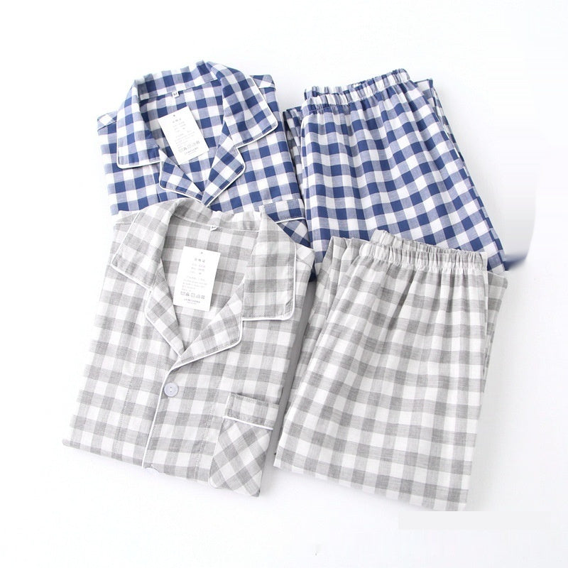 SpringAutumn Womens Double-Layer Long-Sleeve Loungewear Set