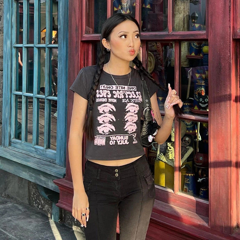 Women's Personality Street Creative Print Casual T-Shirt