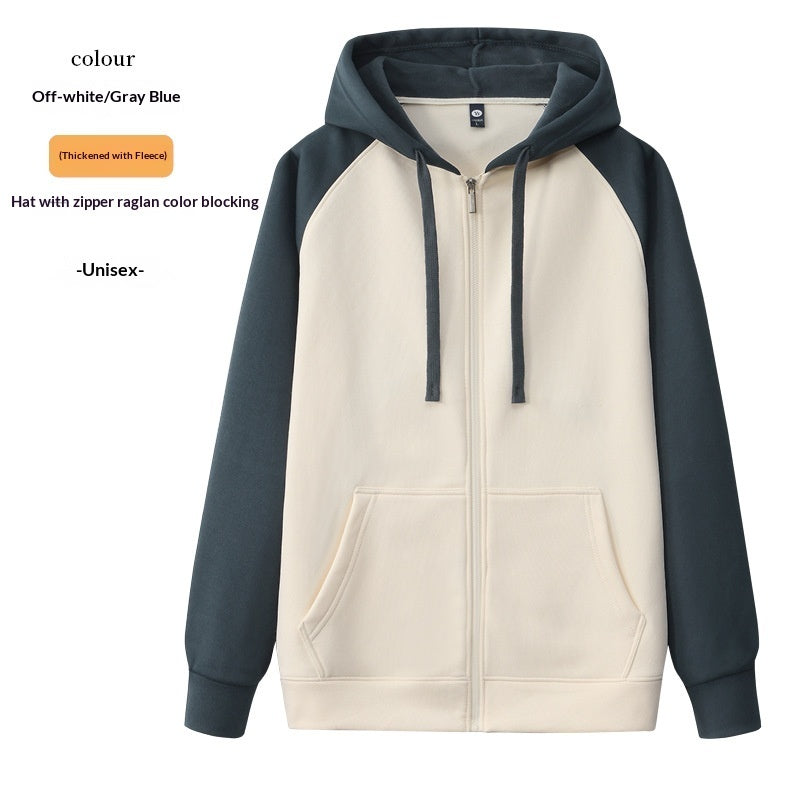 AutumnWinter Raglan Hoodie With Long Sleeves