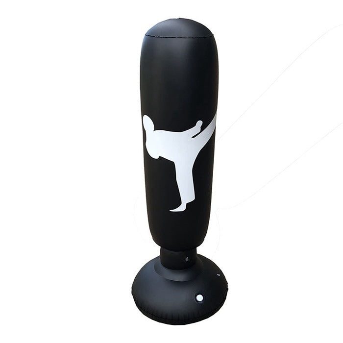 Leather Pattern Inflatable Boxing Column Tumbler Children's Vertical Fitness Vent Toys