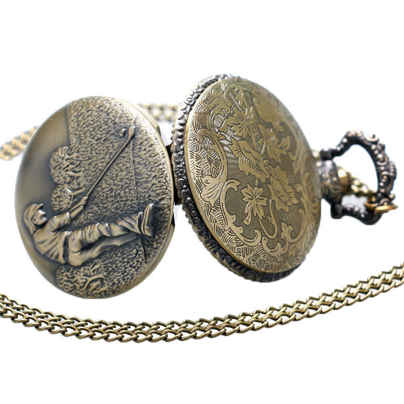 Fashion Simple Classic Retro Lanyard Pocket Watch