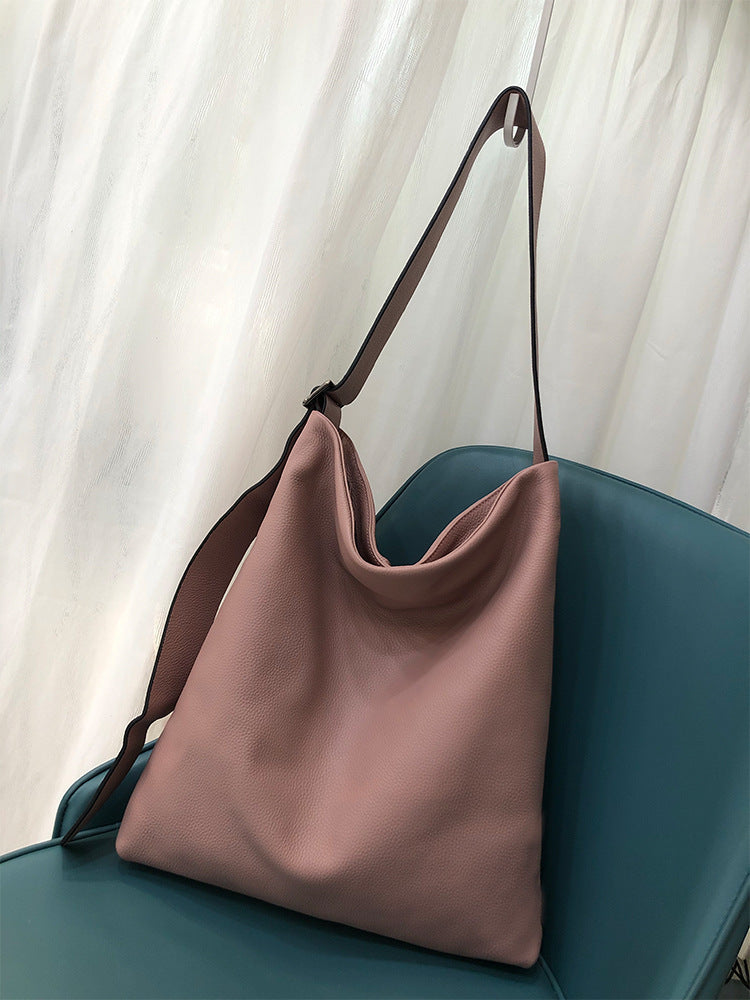 New Top Layer Cowhide Natural Fall Crossbody Shoulder Bag