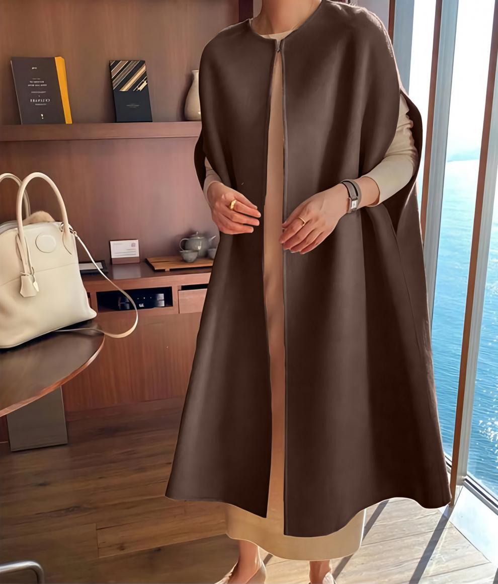Women's Loose Wool Mid-length Vest Coat