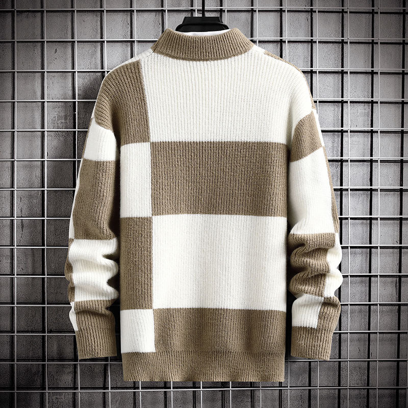 Polyester Men's Casual Cardigan Sweater Coat