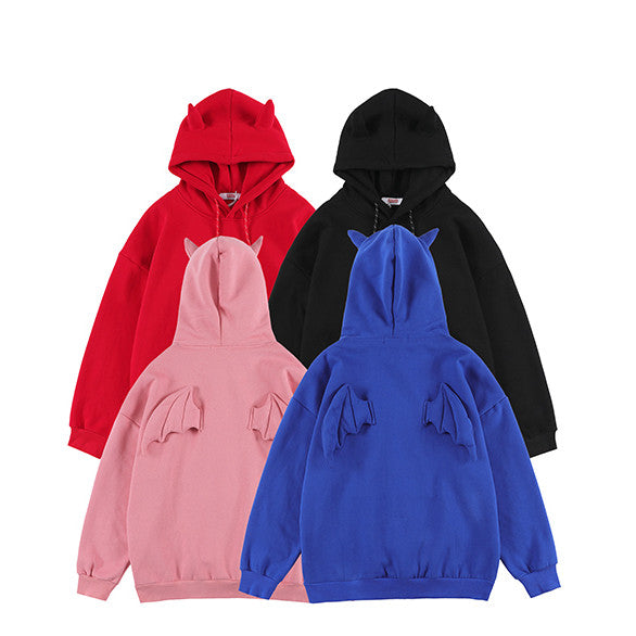 Trick Or Treat Little Devil Wings Design Cute Sweater